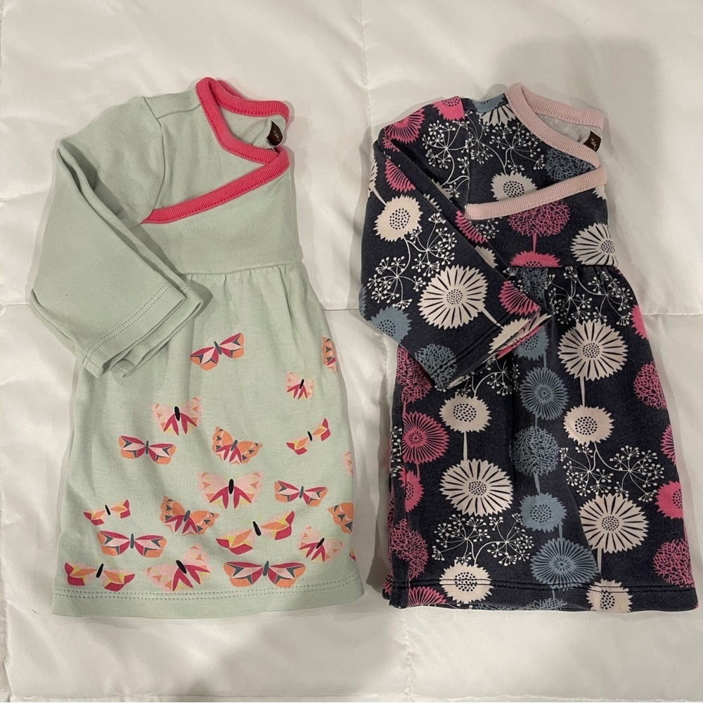 Tea Collection Kimono Shirts - girls 6-9 months - Picture 2 of 11